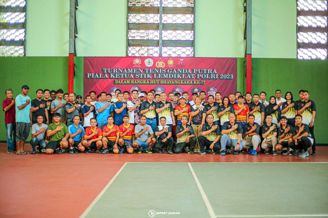 Menjaring Atlet -Atlet Tenis, Irjen Pol Nico Afinta Gelar Turnamen