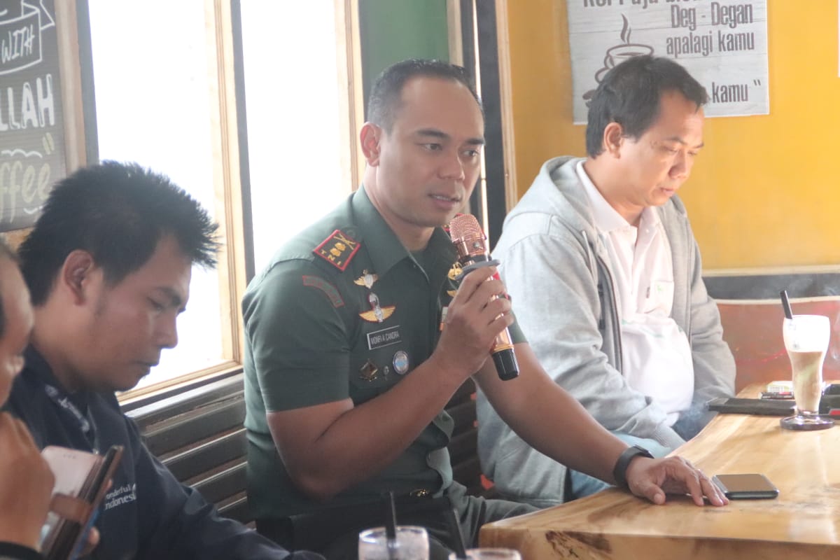 Dandim 1414 Tana Toraja Gelar Coffee Morning dengan Pers, Jelang Tahun Politik