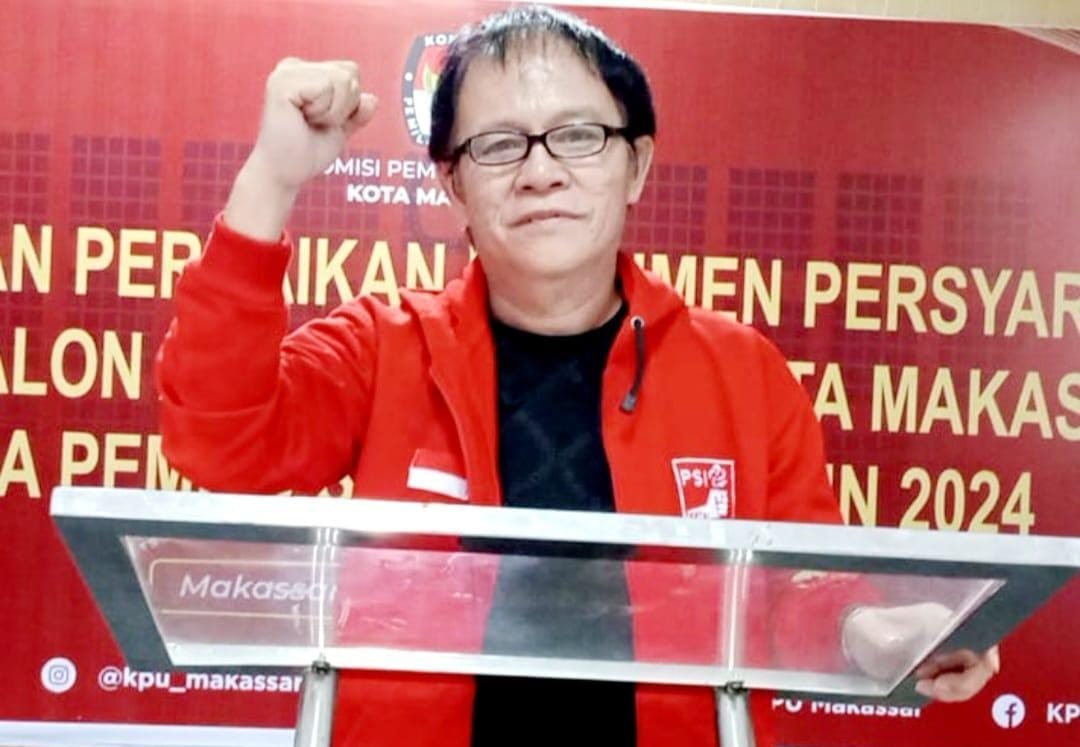 Putra Menado Jurnalis Senior Sangat Sederhana, Caleg PSI DPRD Dapil 3 Makassar