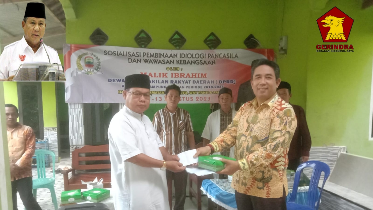 Malik Ibrahim Sosialisasikan Tentang Idiologi Pancasila dan Wawasan Kebangsaan