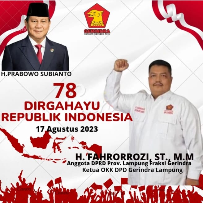 Anggota DPRD Provinsi Lampung Fahrorrozi: Isi Kemerdekaan Dengan Terus Melaju Untuk Indonesia Maju
