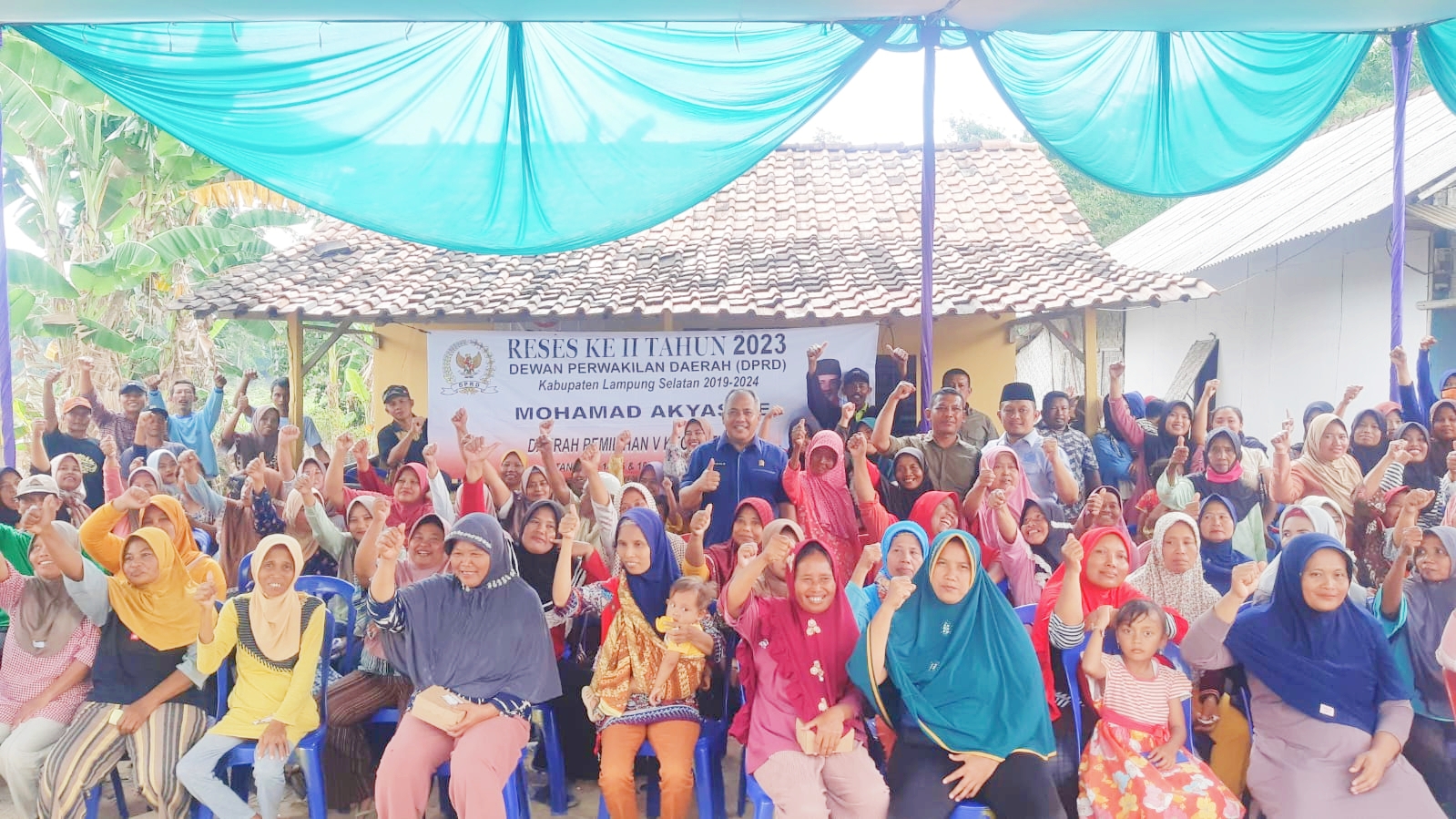 M Akyas Tampung Aspirasi dan Siap Perjuangkan Usulan Warga Karang Rejo