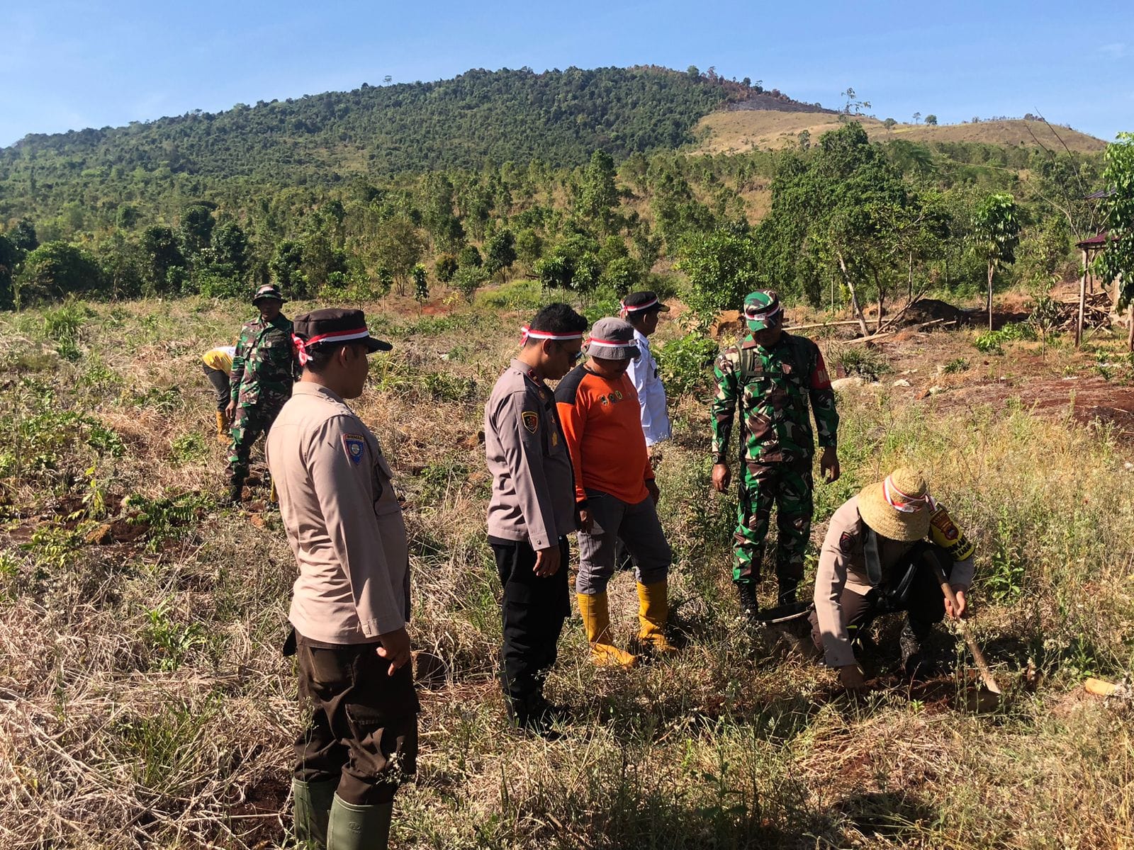600 Personil Tanam Pohon, Begini Harapan Kapolres Banjar di Momen HUT ke 78