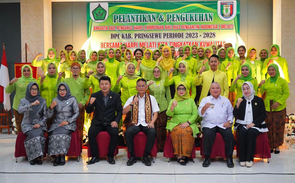 Penjabat Bupati Pringsewu Kukuhkan Pengurus DPC HARPI Melati Pringsewu 2023-2028 