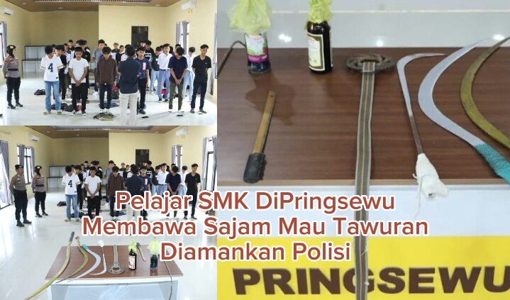 Puluhan Remaja Konvoi Bersenjata Vidionya Yang Sempat Viral  Diamankan Polisi