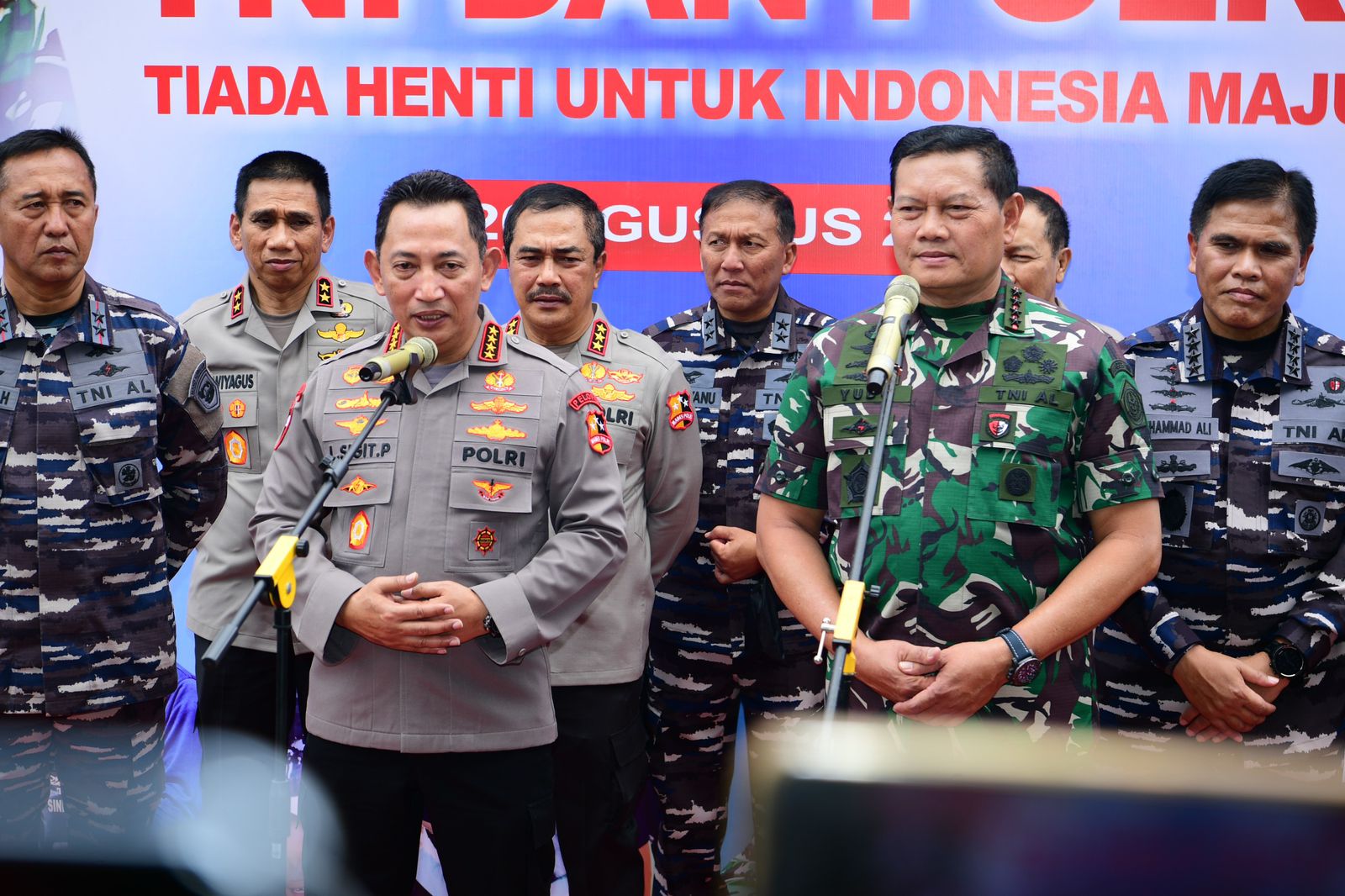 Pengabdian ke 34 Tahun, Sinergitas TNI – Polri Bersatu