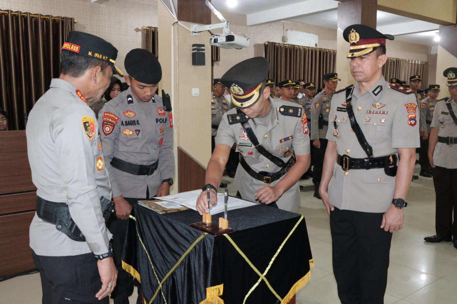 Kenal Pamit, Kapolres Banjar Gelar Sertijab
