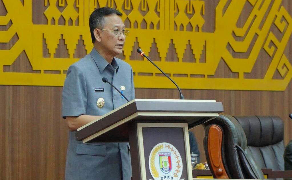Pj Bupati Pringsewu Sampaikan Ranperda Perubahan APBD 2023