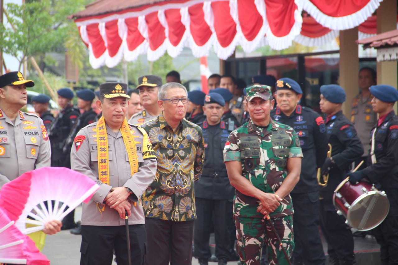 Kapolri Cek Progres Pembangunan Asrama Satbrimob