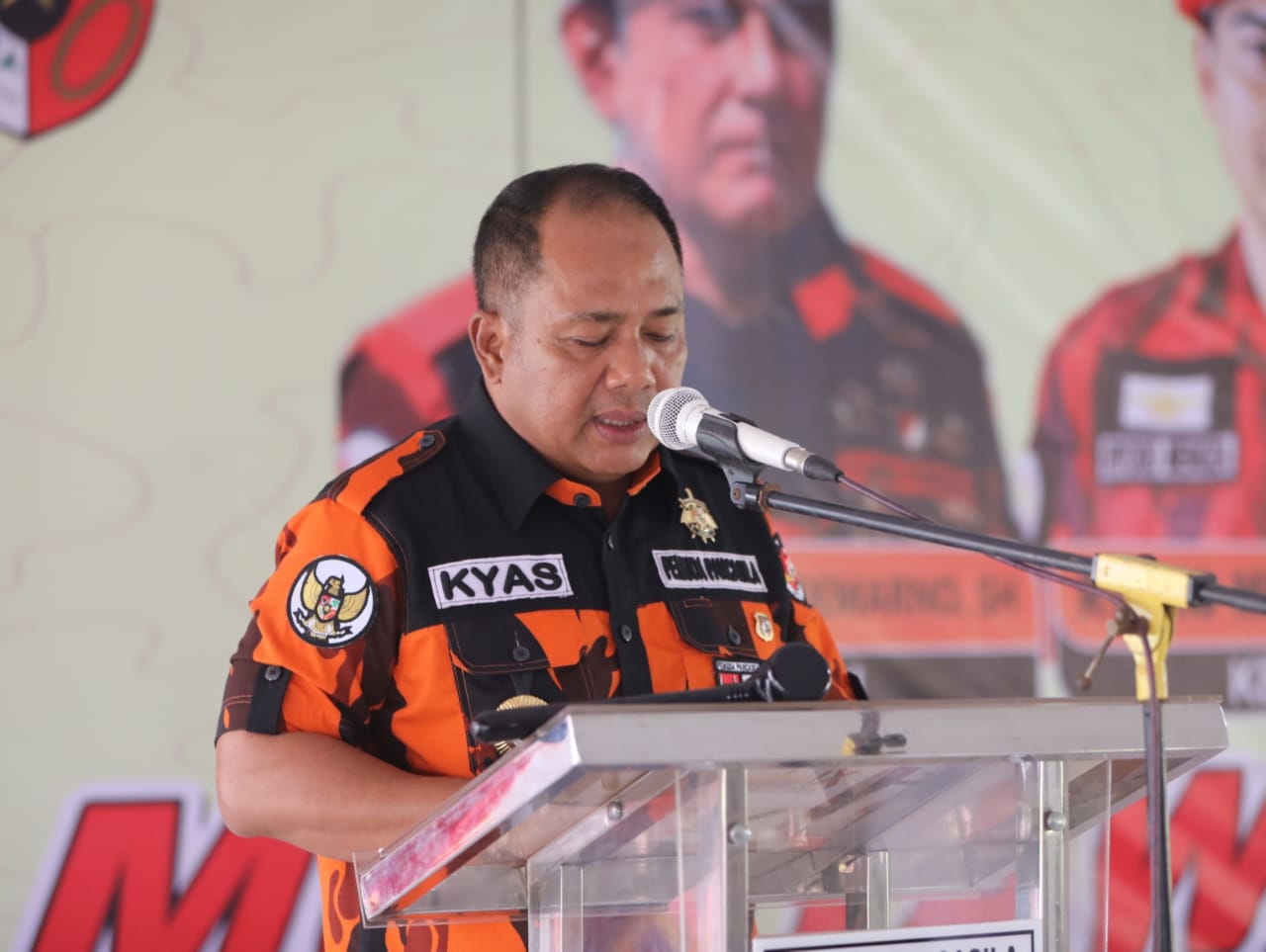 Secara Aklamasi M Akyas Kembali Pimpinan Pemuda Pancasila Lamsel