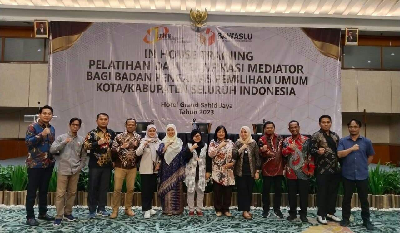 Bawaslu Luwu Utara, Ikut Pelatihan Sertifikasi Mediator Bawaslu