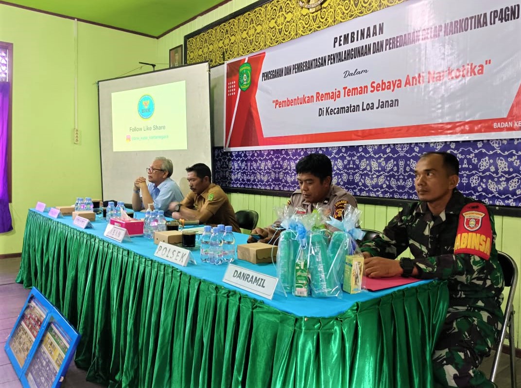 Hadiri Penyuluhan P4GN, Babinsa Bakungan Tekankan Bahaya Penyalahgunaan Narkoba