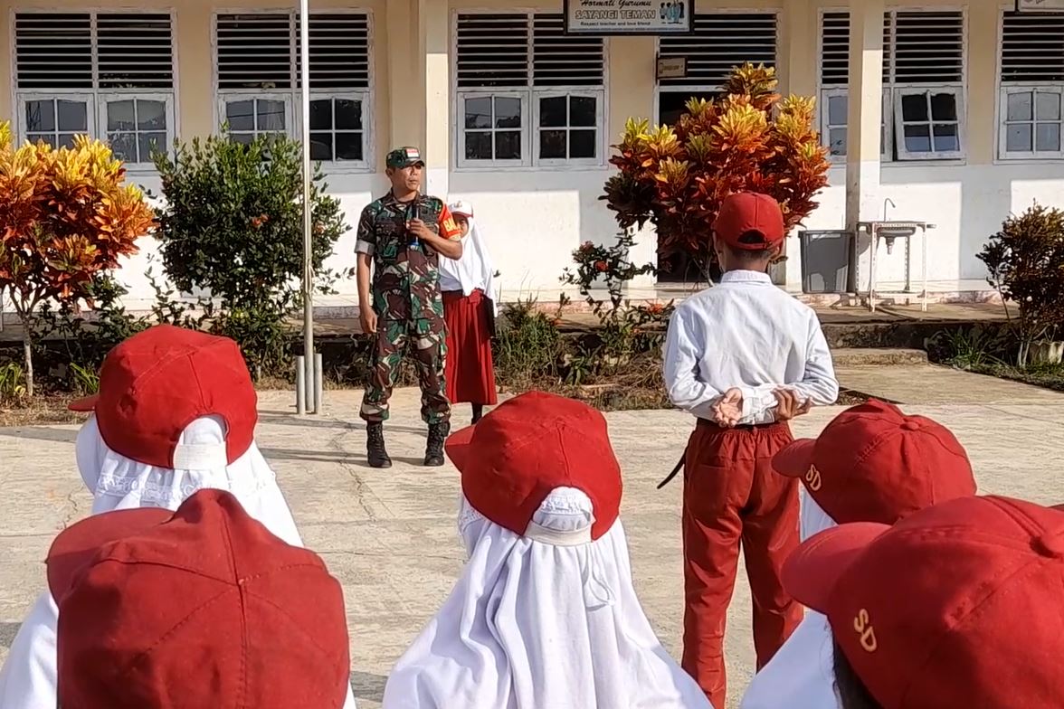 Bentuk Disiplin Generasi Muda, Babinsa Talisayan Jadi Irup