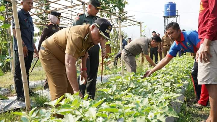 Bupati Nanang: Pertanian di Kebun Edukasi Upaya Untuk Menekankan Pentingnya Ketahanan Pangan