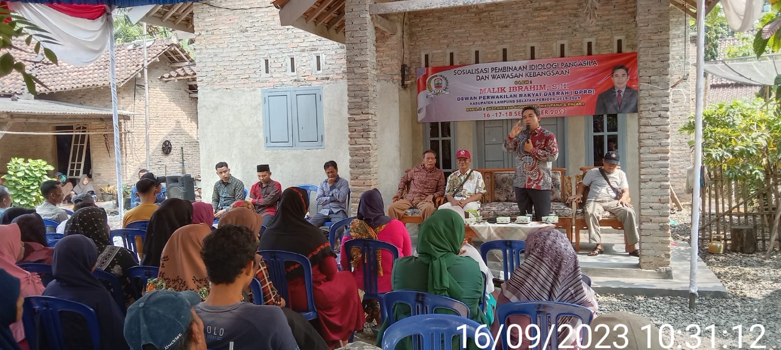 Malalui Sosialisasi IPWK Malik Ibrahim Kembali Ajak Masyarakat Amalkan Pancasila