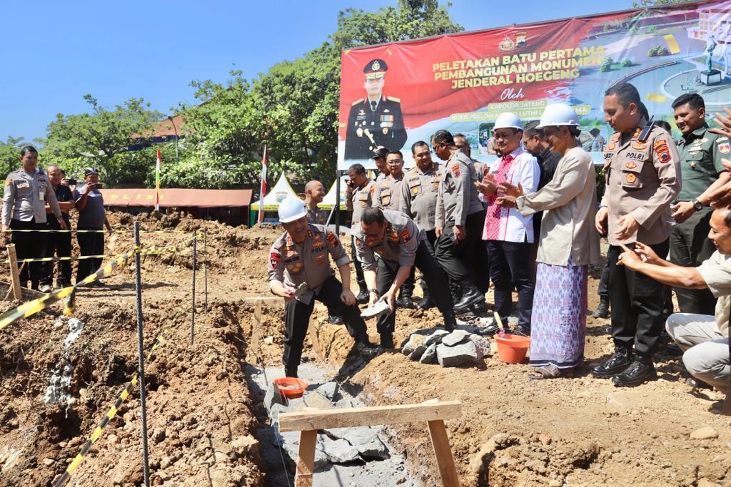 Peresmian Pembangunan Dimulai, Kapolda Jateng Sebut Sosok Polisi Idealis dan Jujur Adalah Jenderal Hoegeng