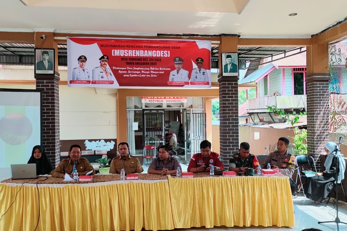Babinsa Jongkang, Musrenbangdes Mewujudkan Pembangunan Dan SDM Yang Unggul
