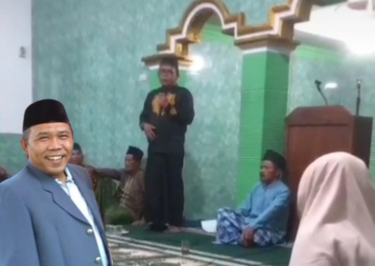 Anggota DPRD Lamsel Fraksi Gerindra Dwi Riyanto Bersama Jamaah Konco Yasinan Peringati Maulid Nabi