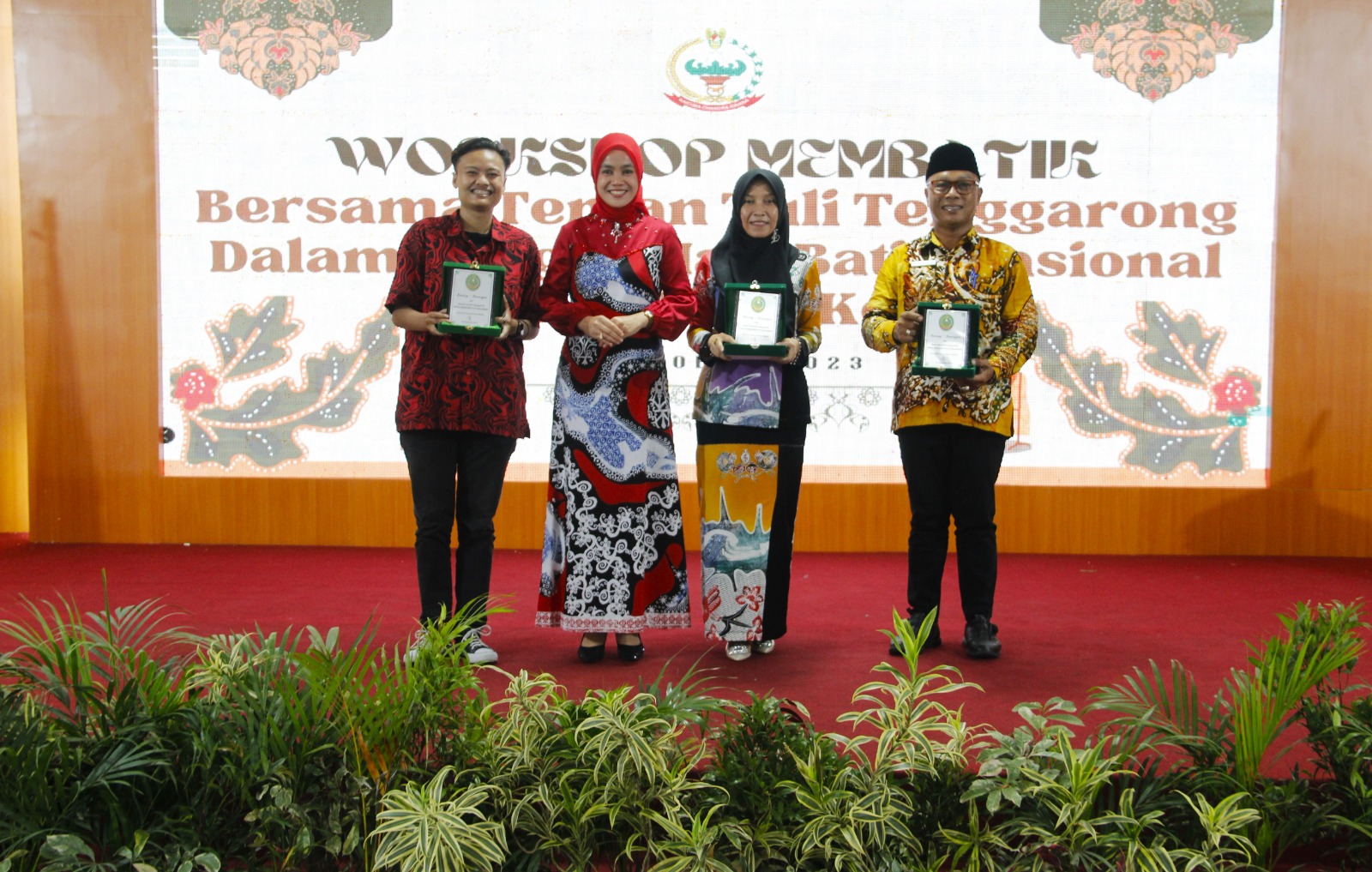 Peringati Batik Nasional Kodim 0906/Kkr Gelar Workshop Membatik dan HUT TNI ke – 78