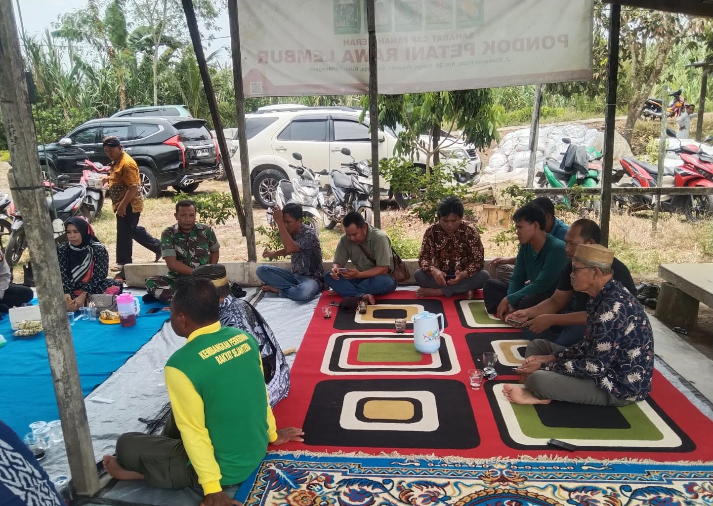 Babinsa Koramil 06/Samboja Berharap Adanya Kerjasama Petugas Lapangan Dengan Para Petani