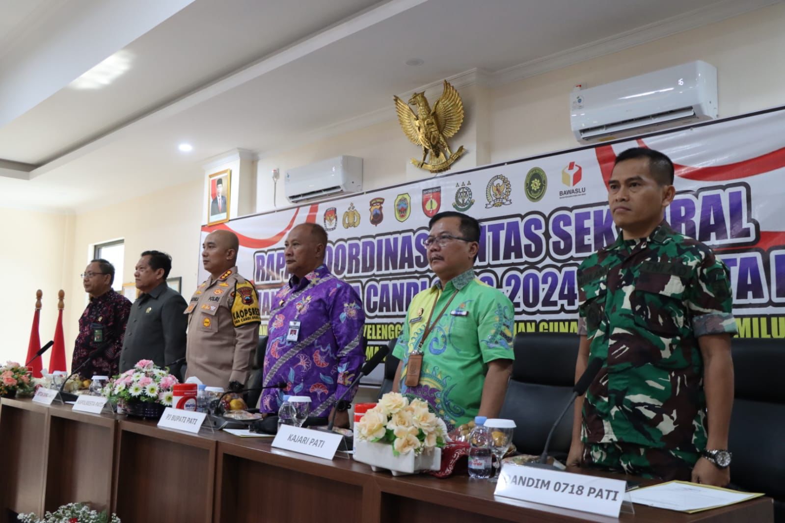 Antisipasi Kendala Pemilu, Kapolresta Pati Gelar Rakor