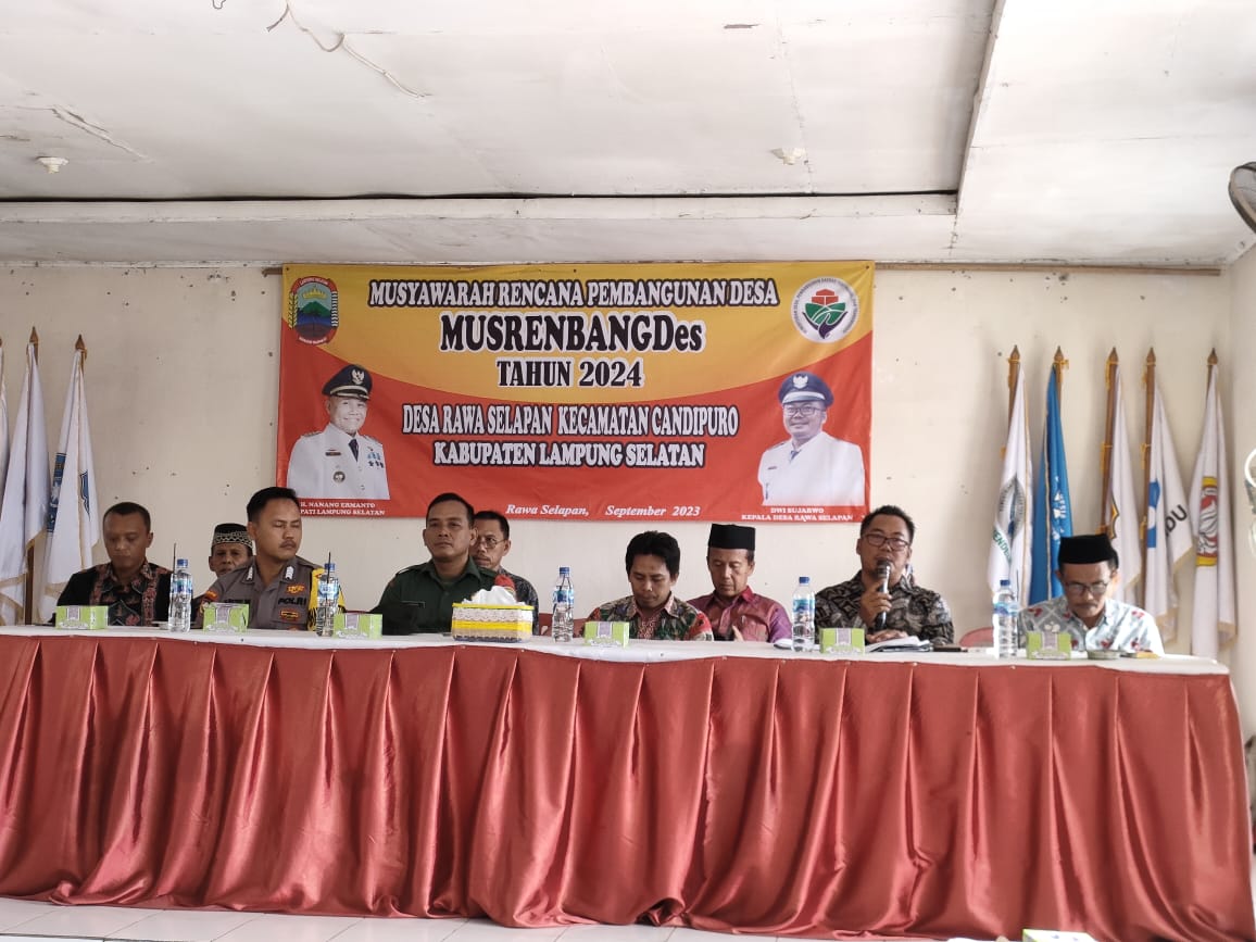 Dwi Sujarwo Pimpin Musrenbangdes Penyusunan RKPDes Ta-2024