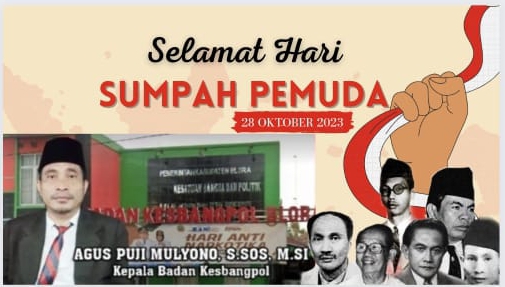 Ucapan HUT Sumpah Pemuda Kesbangpol Kab. Blora