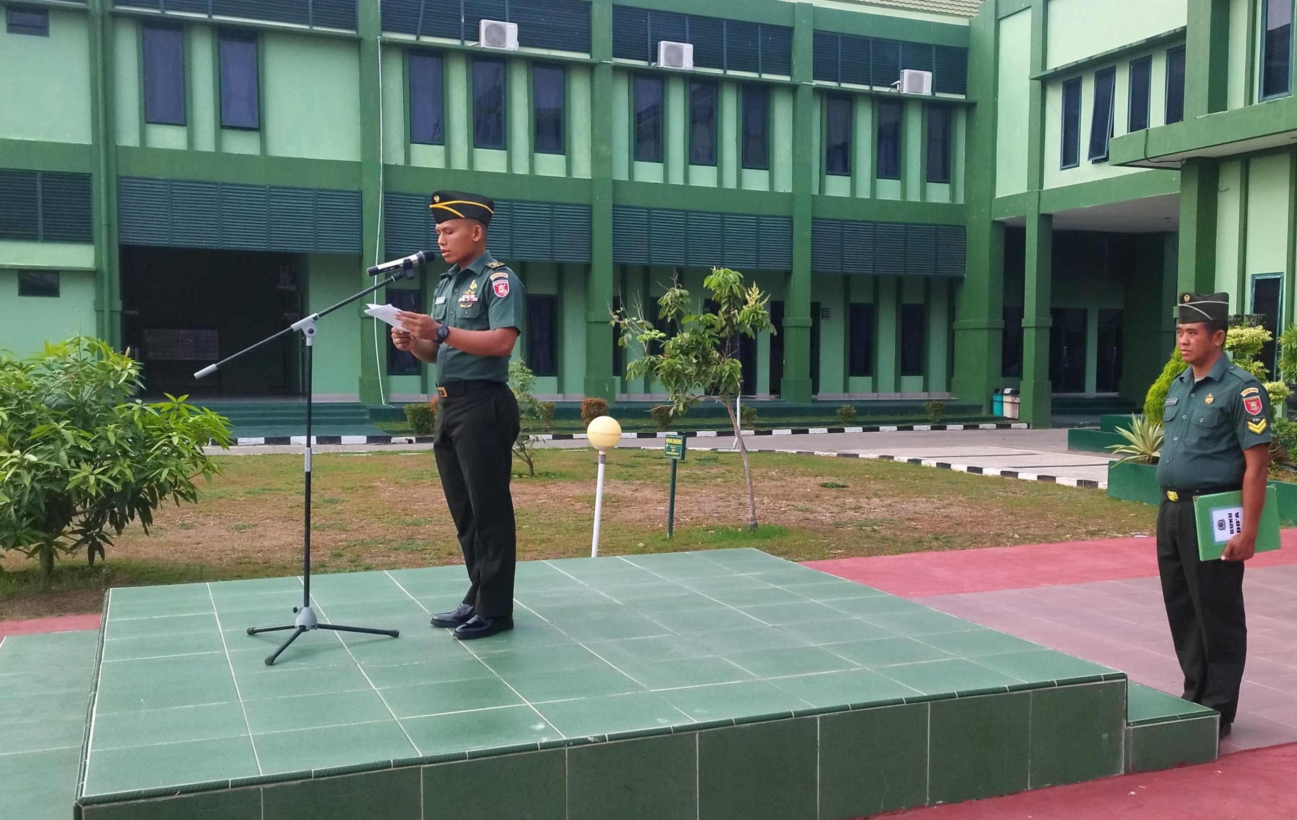 Pimpin Upacara 17-an, Kasdim Kukar Sampaikan Amanat Panglima Terkait Netralitas TNI