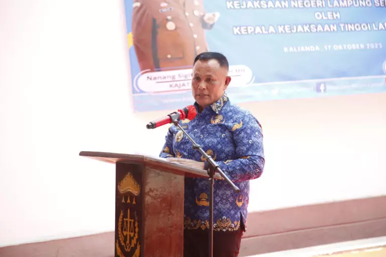 Bupati Nanang Ermanto Apresiasi Kinerja Kepala Kejari Lamsel Selama Bertugas