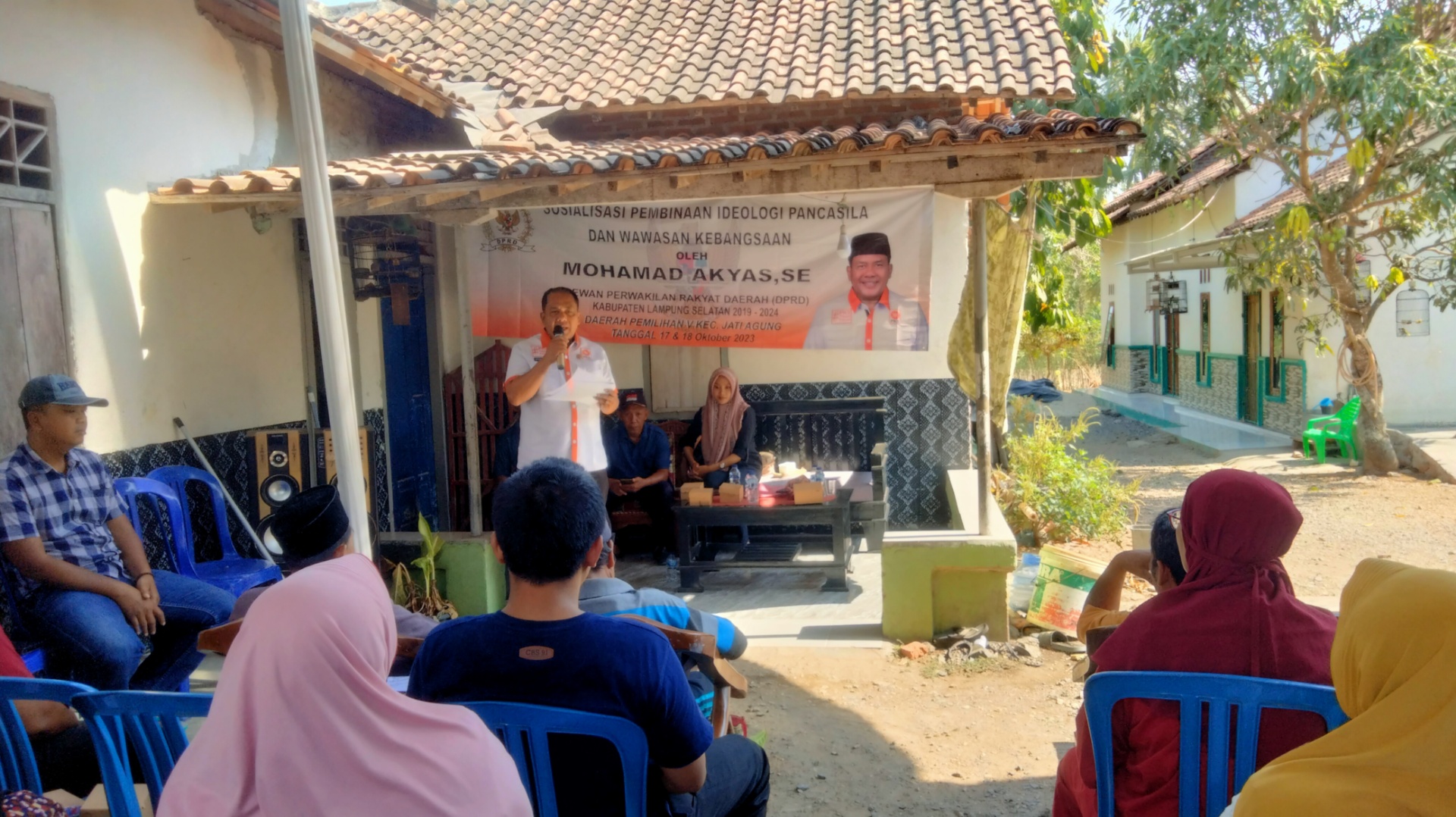 Sosialisasi IPWK, M Akyas Ajak Masyarakat Terapkan 5 Butir Pancasila