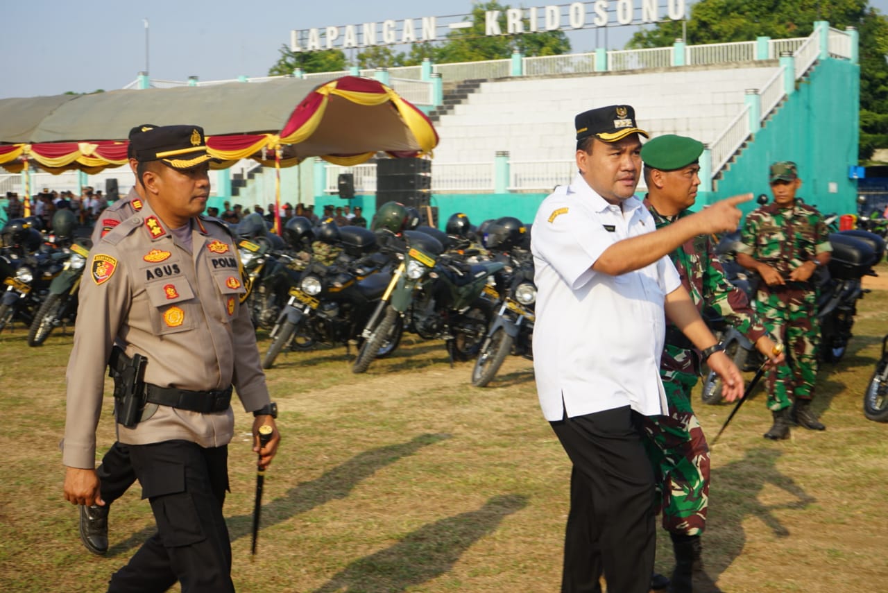 Apel Gelar Pasukan Operasi Mantap Brata Candi 2023 – 2024 Polres Blora