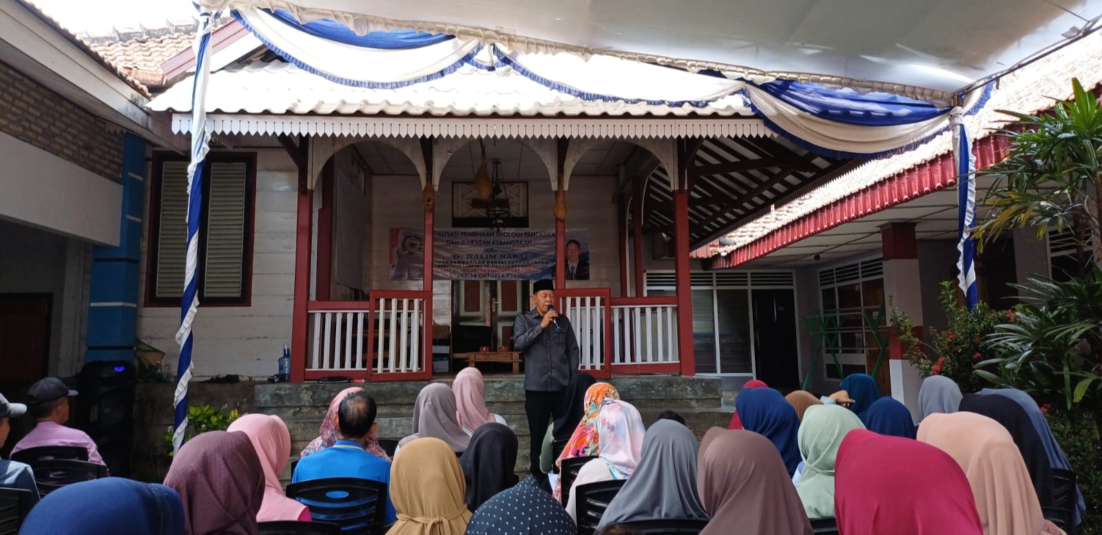 Halim Nasai Ajak Masyarakat Tanamkan Idiologi Pancasila dan Wawasan Kebangsaan Sejak Dini