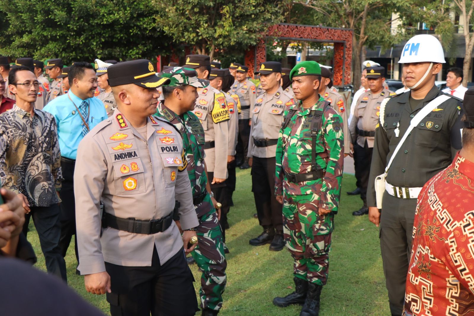 Sukseskan Pemilu 2024, Kapolresta Pati Turunkan 640 Personil