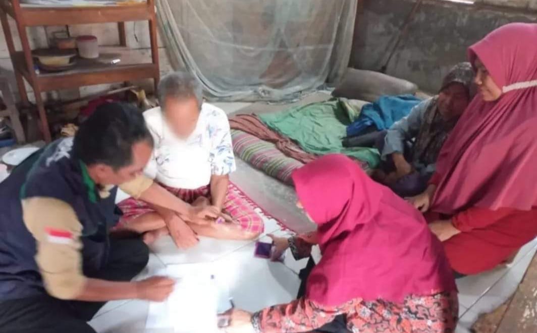 Warga Pasir Ukir  Penderita Lumpuh dan Tumor Lidah Akhirnya Dapat Pengobatan dan Bantuan Nutrisi