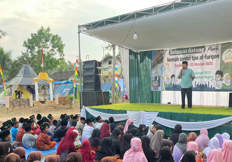 Risma Musholla Al-Furqon Gelar Kemah Santri Dengan Tema “Membina Ahlak dan Cinta Tanah Air”