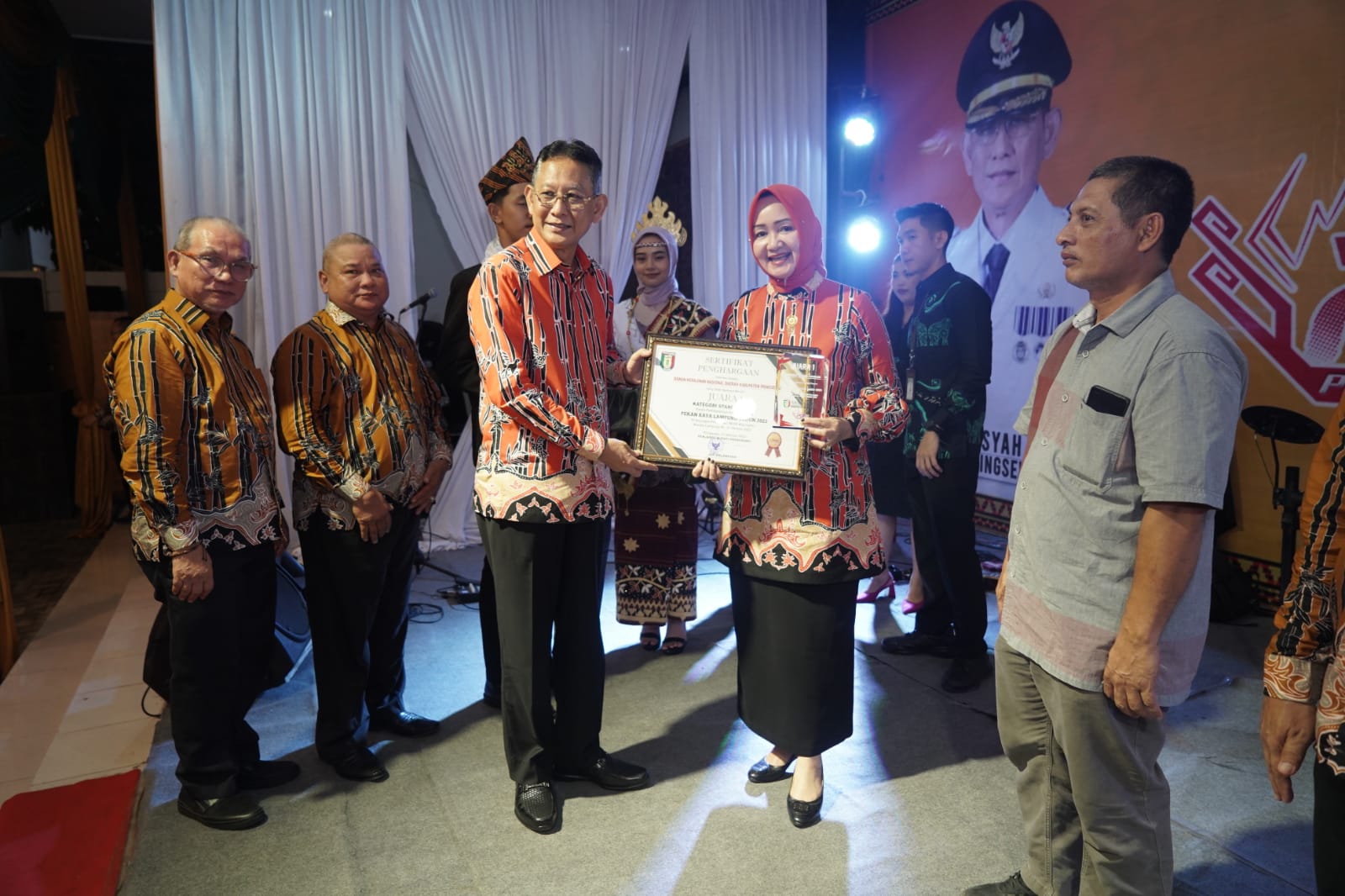 Pringsewu Raih Juara II Anjungan Kabupaten Kota Terbaik Pekan Raya Lampung 2023