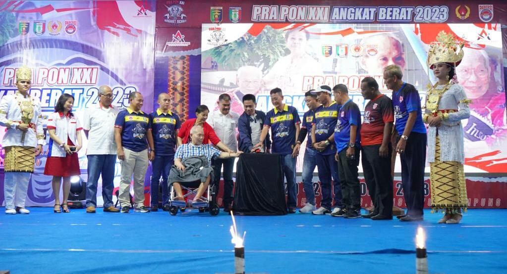 22 Provinsi Ikuti Pra PON XXI Angkat Berat di Padepokan Gajah Lampung