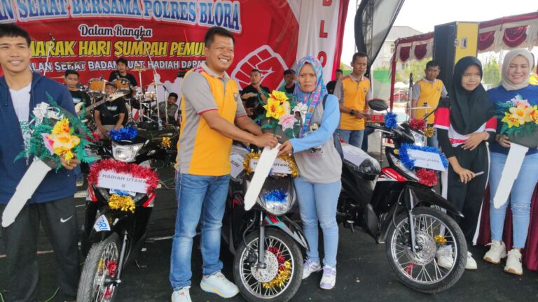 Kapolres Blora Gelar Jalan Sehat, Sambut Hari Sumpah Pemuda 