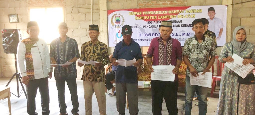 Dewan Gerindra Dwi Riyanto Sosialisasi IPWK Bersama Keluarga BKC Tanjung Bintang