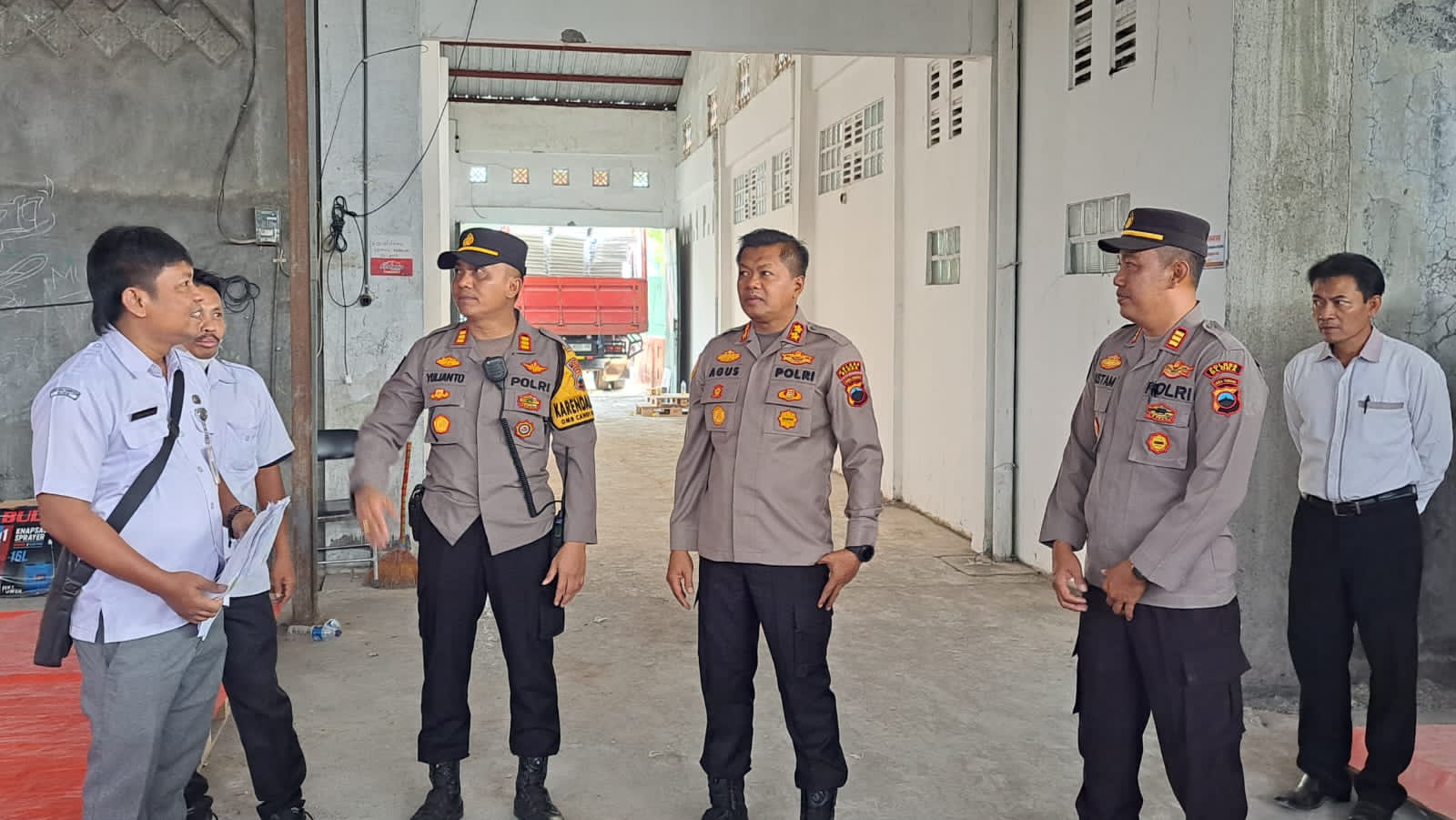 Pastikan Keamanan Logistik Pemilu, Kapolres Blora Cek Gudang KP