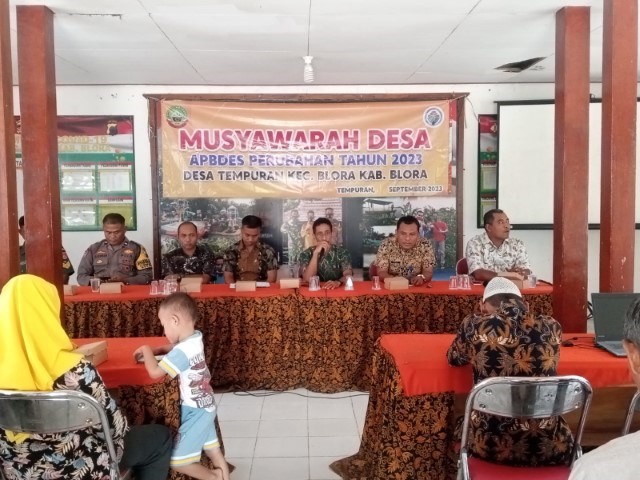 Pemdes Tempuran Gelar Musdes dan RKPDes TA 2024