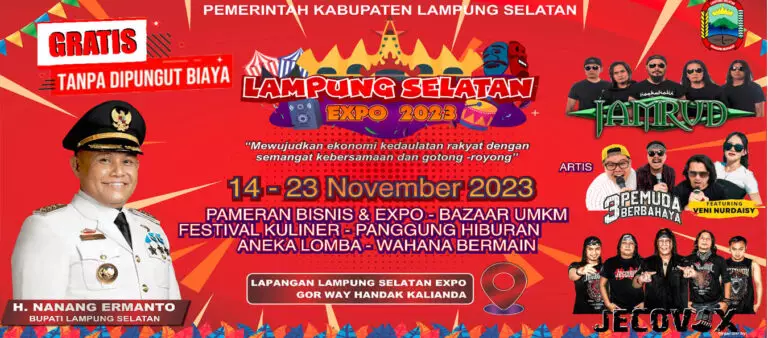 Band  Rock Jamrud Bakal Meriahkan Lampung Selatan Expo 2023