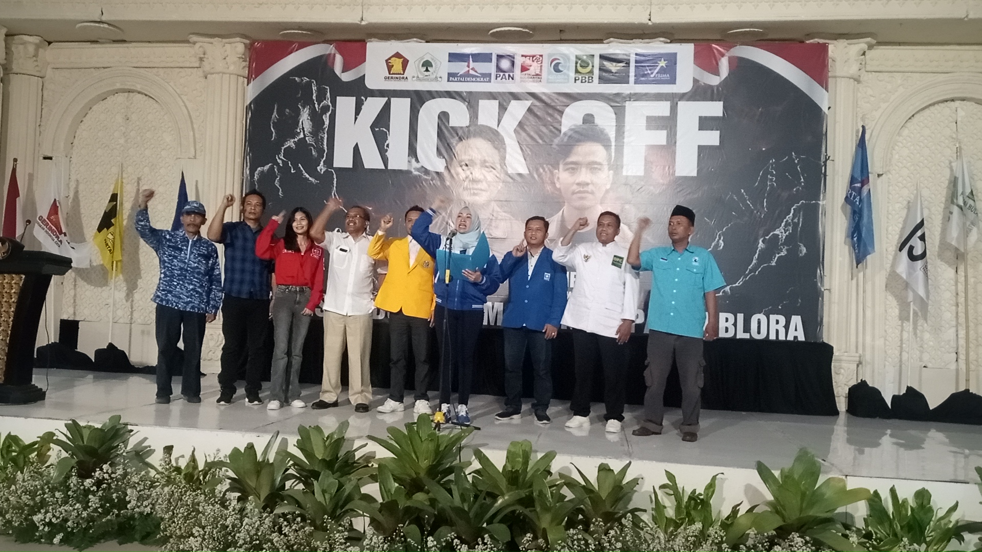 KIM Blora Deklarasi Mengusung Prabowo – Gibran Siap Menangkan Pilpres 2024