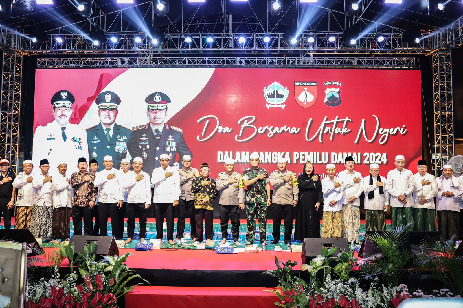 Doa Bersama, Kapolda Jateng sebut Netralitas Polri