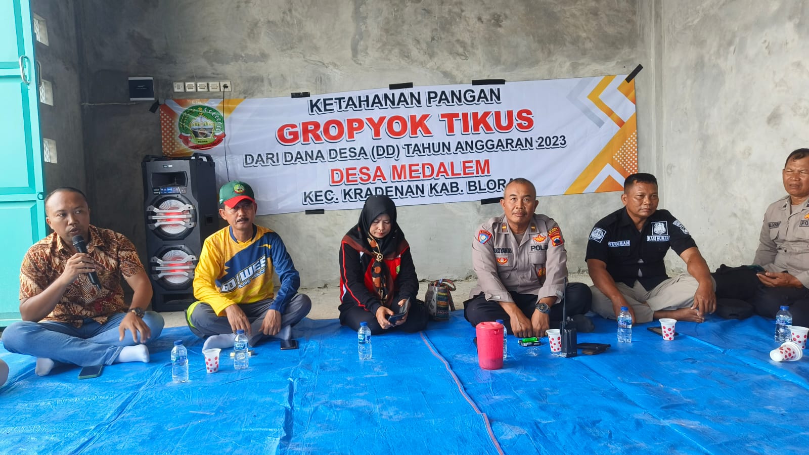 Jum’at Curhat Polres Blora, Imbau Masyarakat Waspada Hujan Lebat Disertai Angin Kencang