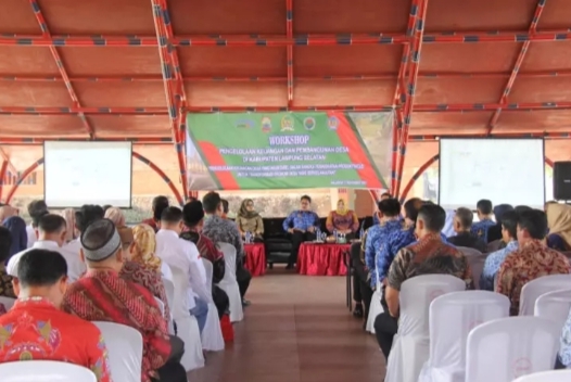 Secara Resmi Sekdakab Thamrin Buka Workshop Evaluasi Pengelolaan Keuangan dan Pembangunan Desa