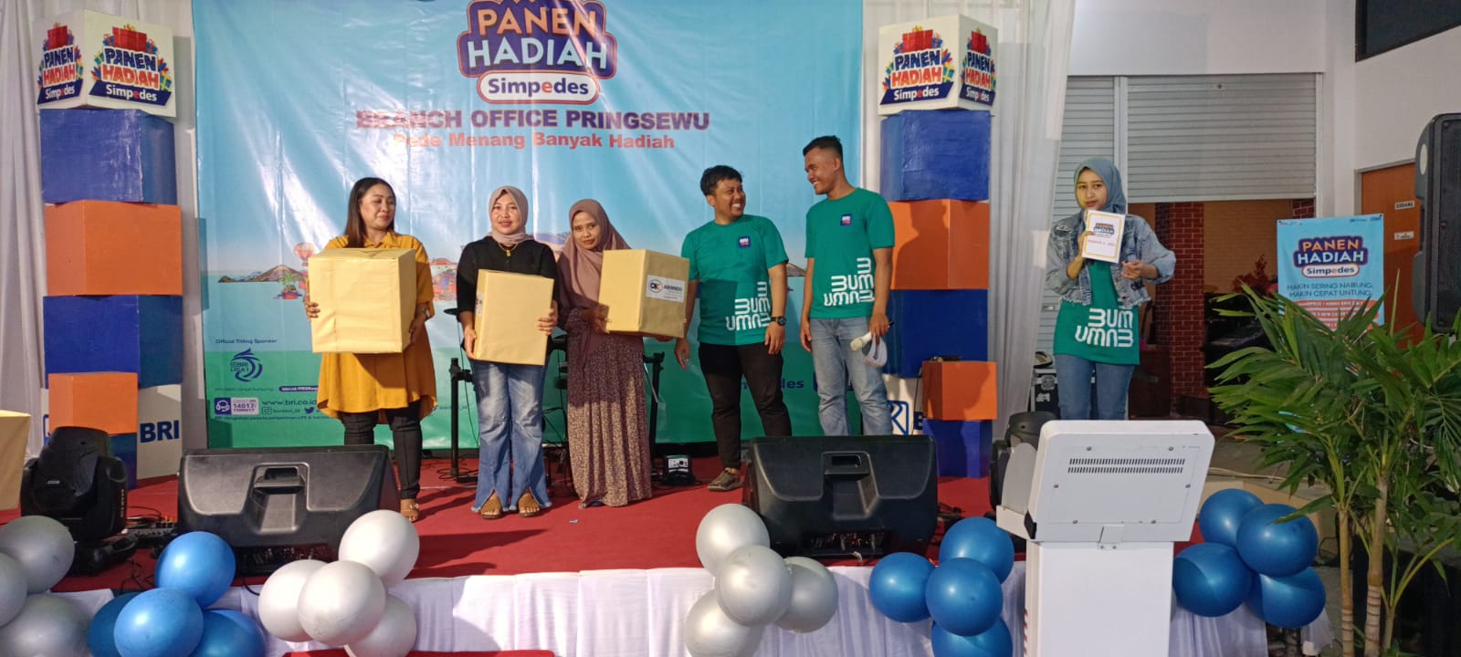 Simpedes Giat BRI Cabang Pringsewu Panen Hadiah
