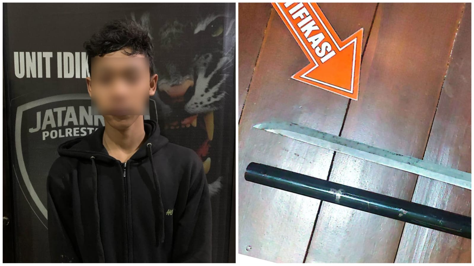 Razia Balap Liar, Remaja Membawa Senjata Tajam Dibekuk Polisi