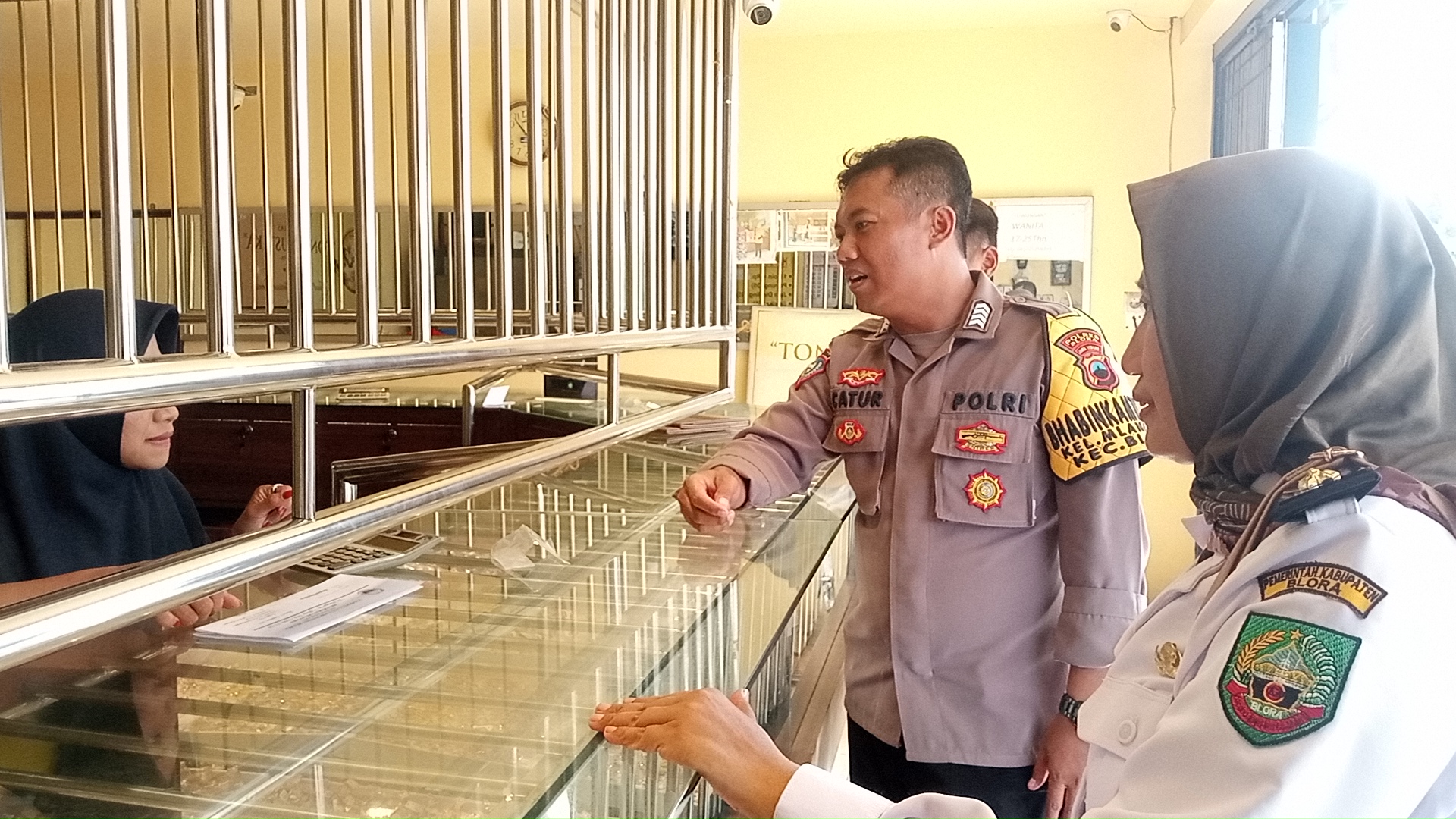 Sosialisasi Himbauan Pemasaran Bendera Merah Putih di HUT Kabupaten Blora ke-274