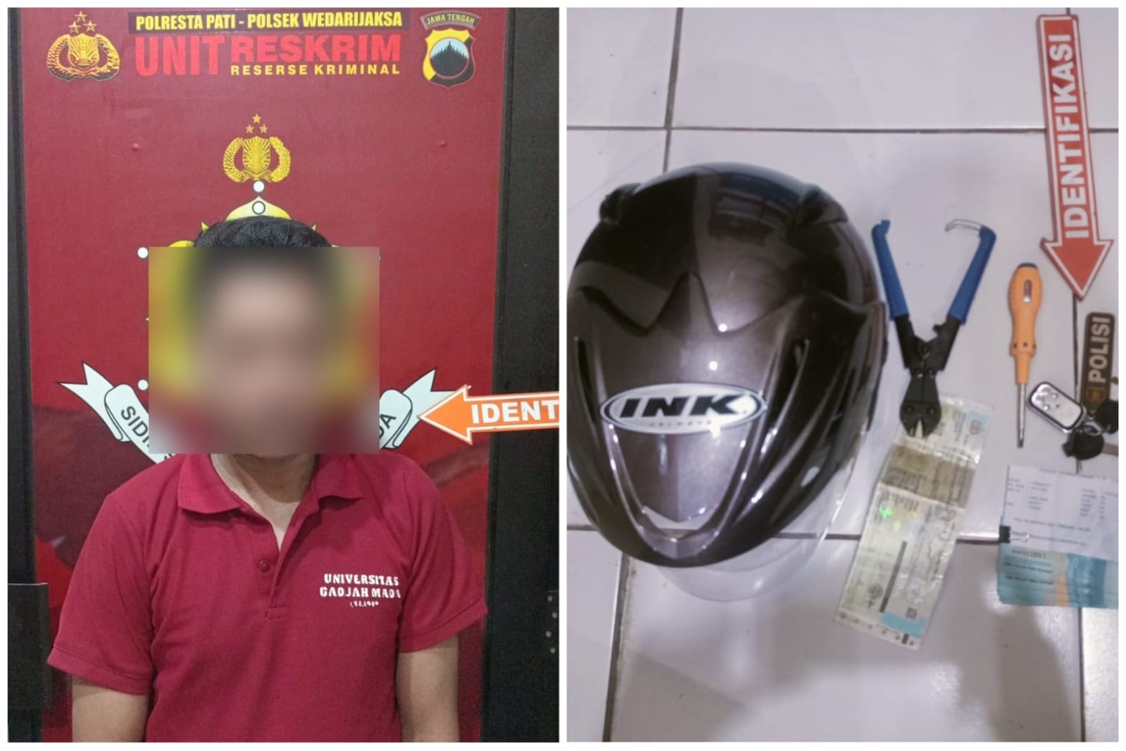 Curi Kotak Amal 13 Kali, Kini Pelaku Diringkus Polisi